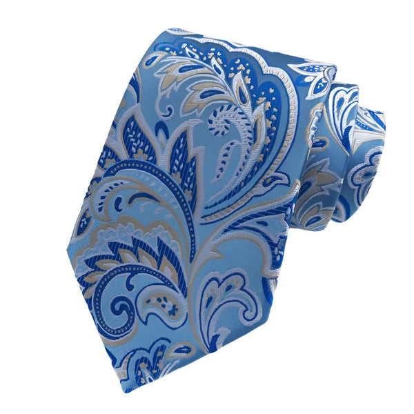 Blue Paisley Tie