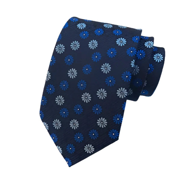 Blue Floral Tie