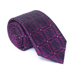 Purple & Pink Silk Tie
